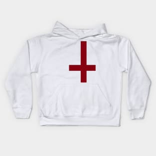 Upside Down Cross Kids Hoodie